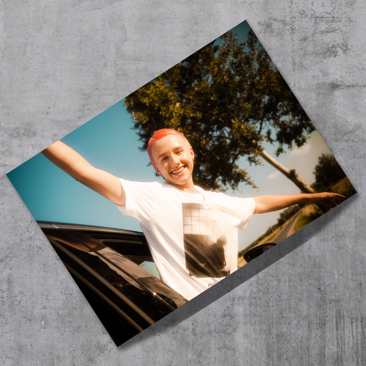 Zdjęcie "Królowa i Król” z autografem 10x15 no4