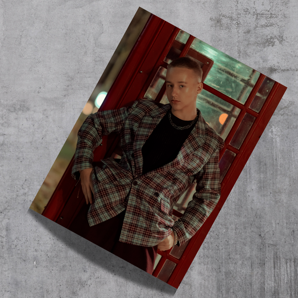 Zdjęcie "Mogę latać" z autografem 10x15 No5